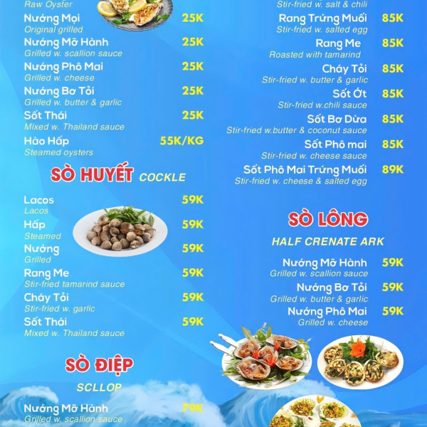 Món hào- càng cúm