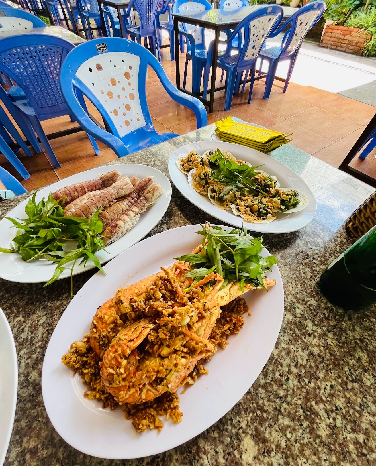 món hải sản tại Ốc Vũng Tàu